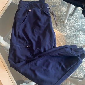 Navy figs jogger scrub bottoms